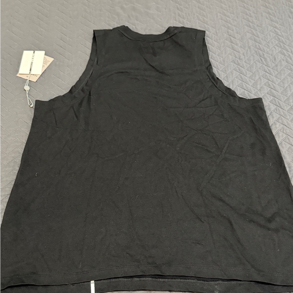 DKNY Black Graphic Tank Top for Men - Picture 3 of 3